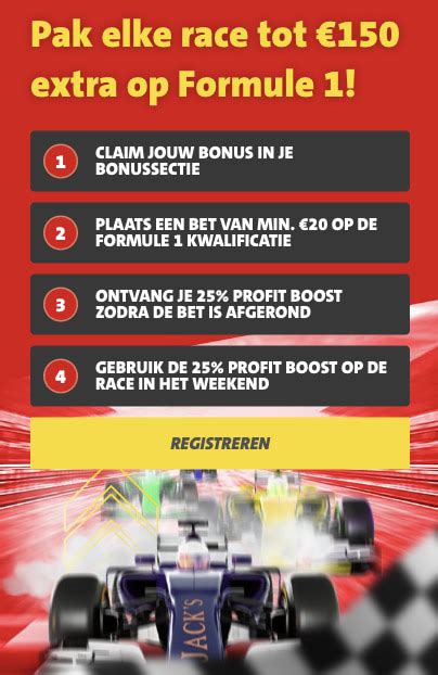 Wed op de Formule 1 met de beste F1 odds bij Unibet NL.